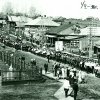 1936 г. Первомайская демонстрация. Колонну ведет Ф.С. Усков